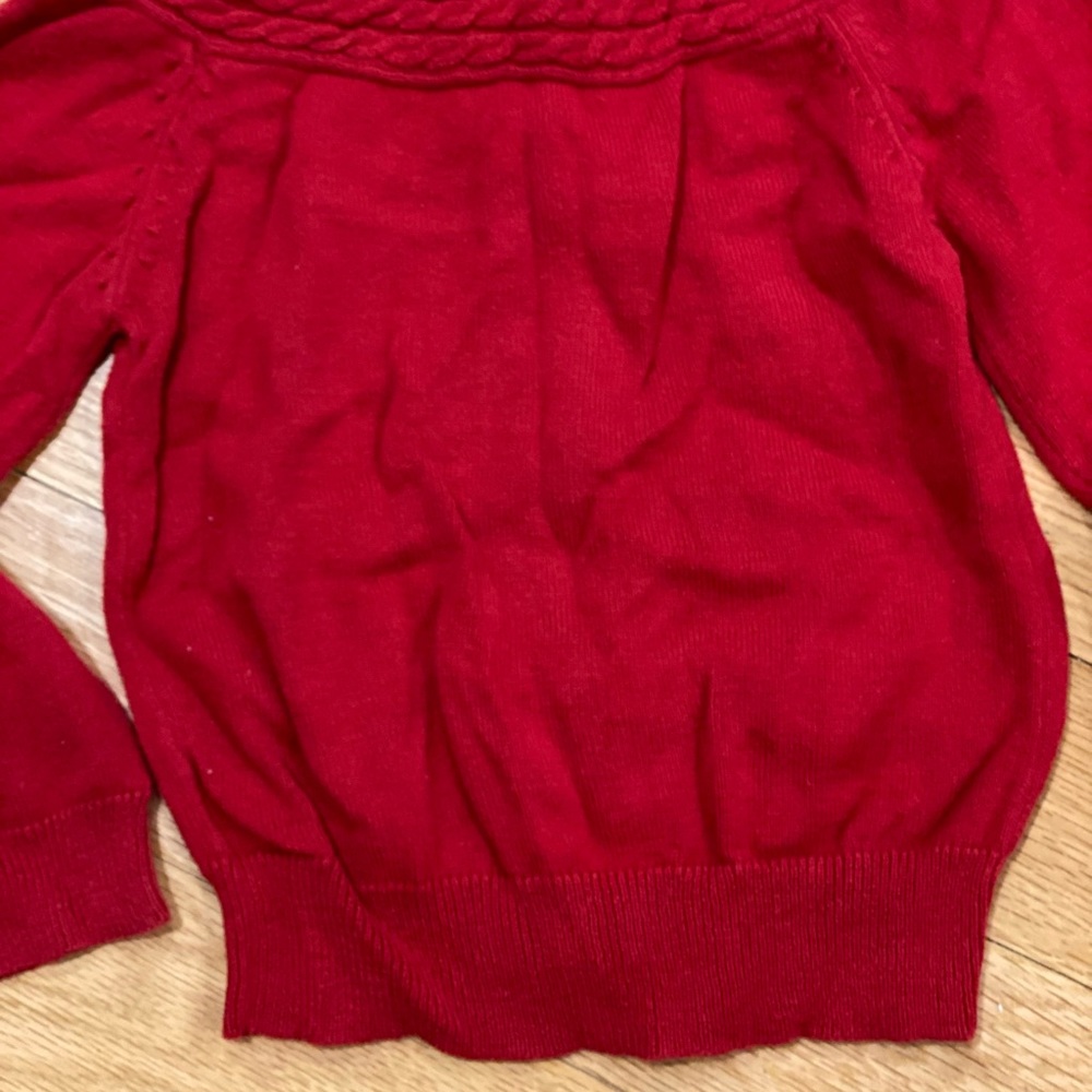 🧩 3/$20 Cherokee Cardigan Sweater Red Size 3T - Picture 5 of 7